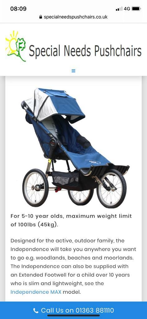 special needs pushchair gumtree